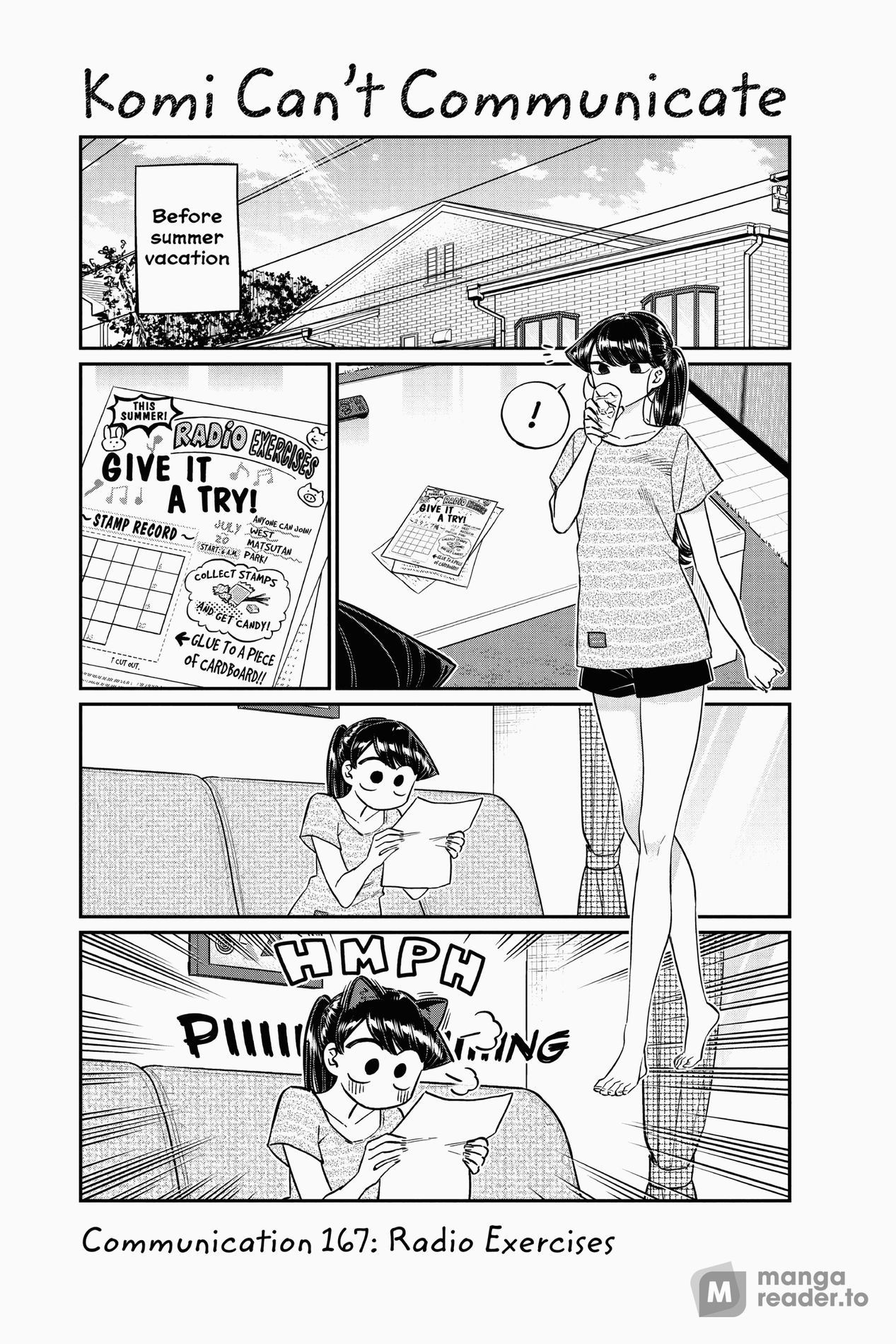 Komi Can’t Communicate, Chapter 167 image 1